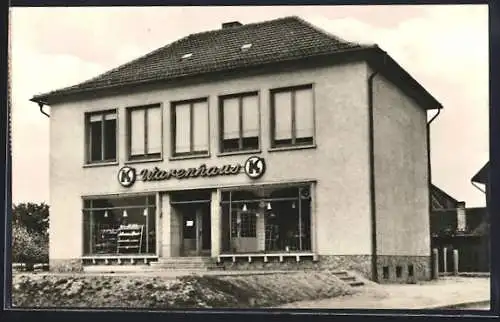 AK Immelborn /Thür., Blick auf das Konsum-Landwarenhaus