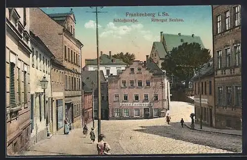 AK Frankenberg i. Sa., Schlossstrasse, Rittergut Neubau