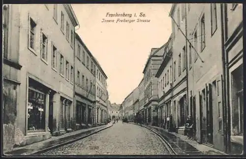 AK Frankenberg i. Sa., Innere Freiberger Strasse