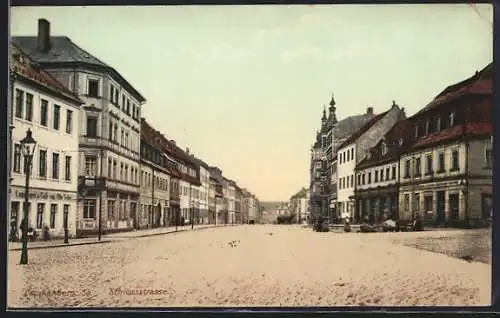 AK Frankenberg /Sa., Conditorei und Cafe in der Schlossstrasse