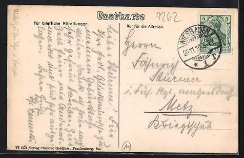 AK Frankenberg /Sa., Conditorei und Cafe in der Schlossstrasse