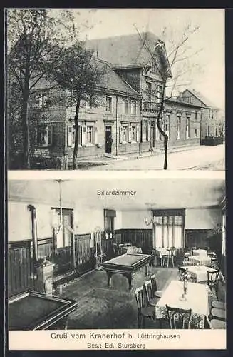 AK Lüttringhausen / Lennep, Restaurant Kranerhof, Bes. Ed. Stursberg