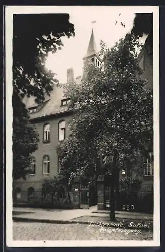 AK Berlin-Lichtenrade, Salem, Haupteingang