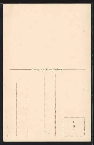 AK Augustfehn, Mühlenstrasse, Poststrasse