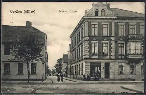 AK Verden /Aller, Partie in der Marienstrasse