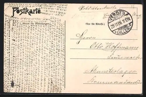 AK Verden /Aller, Partie in der Marienstrasse