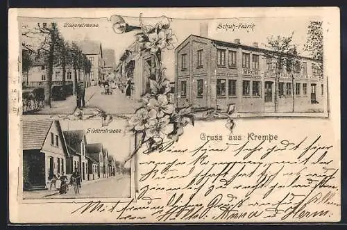 AK Krempe, Höckerlstrasse und Süderstrasse