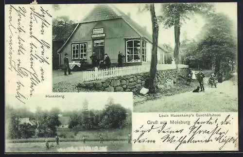 AK Moisburg, Geschäft von Louis Hasenkamp, Hexenberg