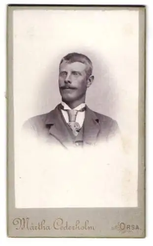 Fotografie Märtha Cederholm, Orsa, Porträt eines Herrn