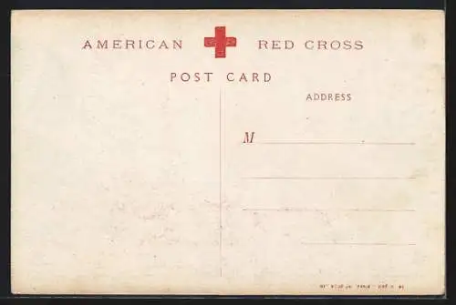 AK US Army, Independence Day July 4th 1918, American Flags saluting the Statue of Strasbourg