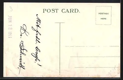 Präge-AK The Day we celebrate, July 4th