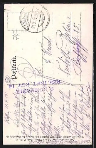 Klapp-AK Von lieber Hand, verwundete Feldgraue und Pflegerin, Rotes Kreuz