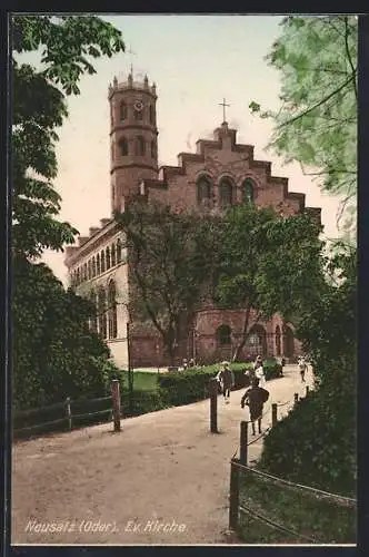 AK Neusalz /Oder, Ev. Kirche