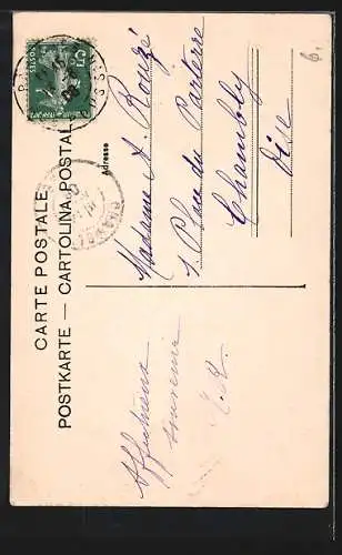 AK Brünig, Brünigbahn mit Passhöhe