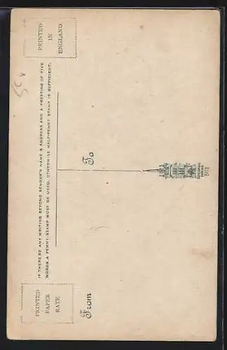 Künstler-AK Mädchen in weissem Kleid steht neben einem Buch, Hurrah, it`s Saturday Tomorrow