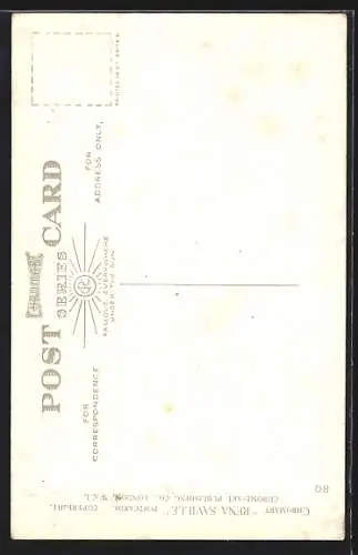 Künstler-AK Zwei Kinder Arm in Arm, We`se in symphony. Who`s silly