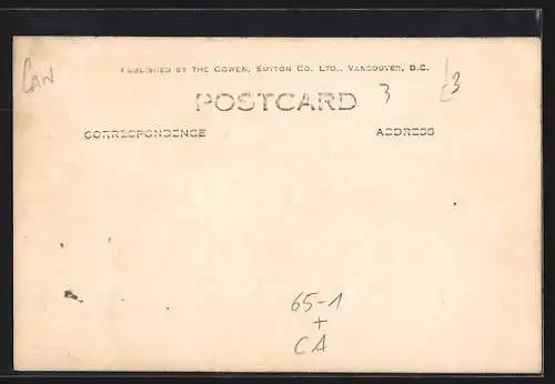 AK Kelowna /B. C., C. N. R. Station, Bahnhof