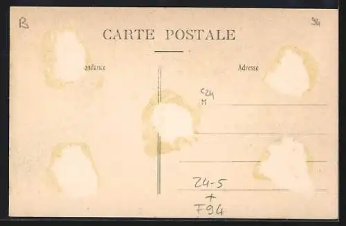 AK Créteil, La Banlieue inondée 1910, La Cuite et la Crue, Hochwasser
