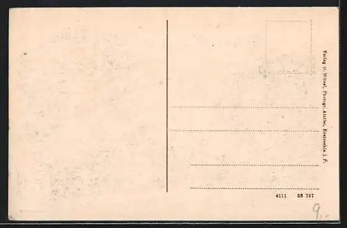 AK Kalisch, Breslauer Strasse in der Kriegszeit 1914/15, zerstörte Gebäude