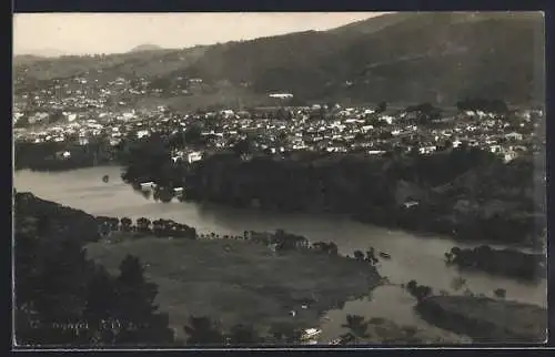 AK Whangarei, Ortsansicht aus der Vogelschau