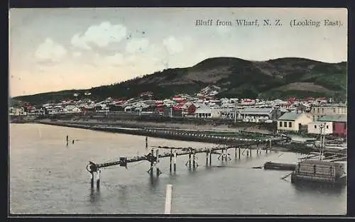 AK Bluff, View from Wharf looking East