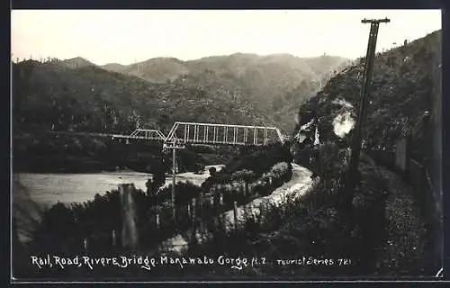 AK Manawatu Gorge, Rail, Road, River & Bridge