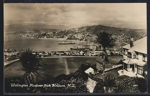 AK Wellington, Harbour from Kelburn