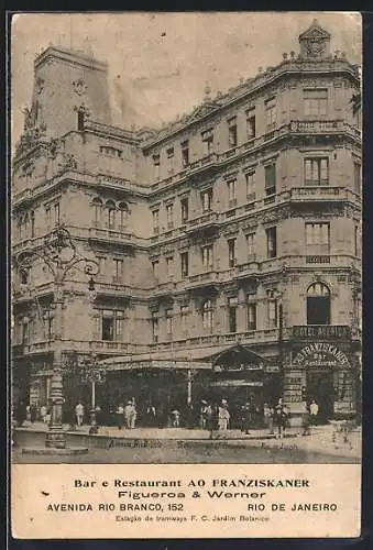 AK Rio de Janeiro, Avenida Rio Branco 152, Bar e Restaurant AO Franziskaner Figueroa & Werner