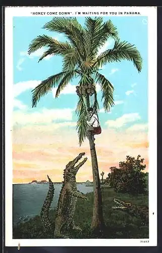 AK Mann musste sich auf Baum retten, um nicht von Krokodilen gefressen zu werden