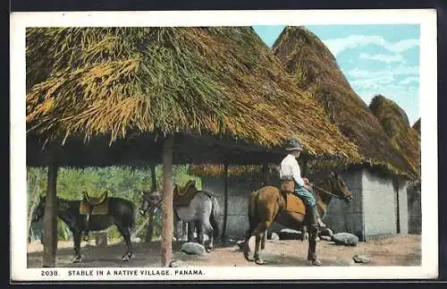 AK Panama, Stable in a native village