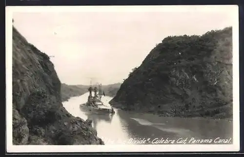 AK Panama Canal, The Big Divide, Culebra Cut