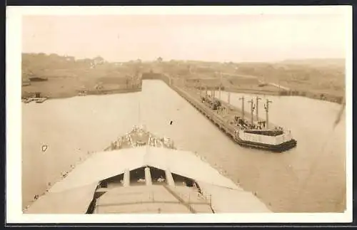 Foto-AK Gatun, Panama-Canal