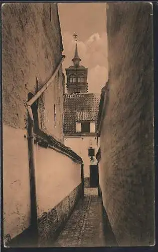 AK Antwerpen, Oud Godshuis St-Anna Ossenmarkt, Serie Hoekjes en Kantjes