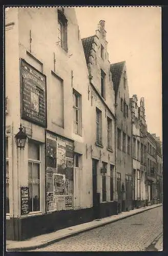 AK Antwerpen / Anvers, Oude woningen in de Markgravestraat, Rue du Markgrave, vieilles maisons