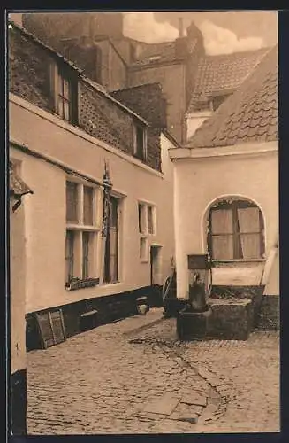 AK Antwerpen, Oud Godshuis in de Schoyte straat, Serie Hoekjes en Kantjes