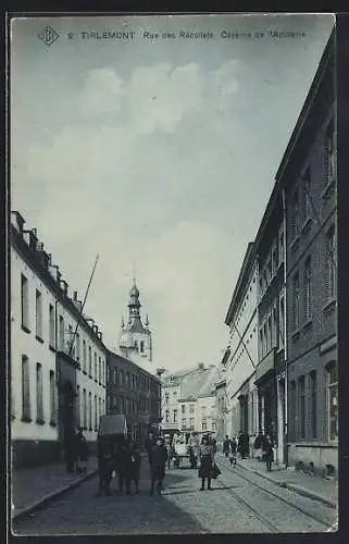 AK Tirlemont, Caserne de l`Artillerie, Rue des Récollets