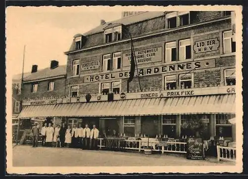 AK Han-sur-Lesse, Grottes de Han, Hotel des Ardennes