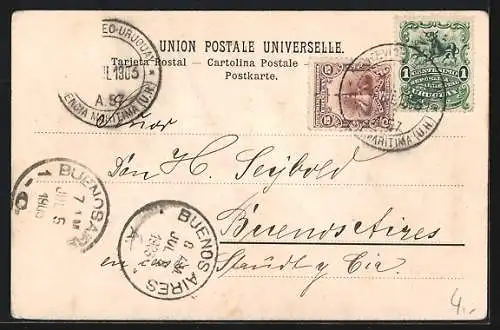 AK Montevideo, Vista General desde el Cerro