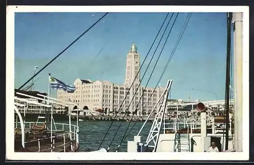 AK Montevideo, Puerto, Edificio de la Aduana
