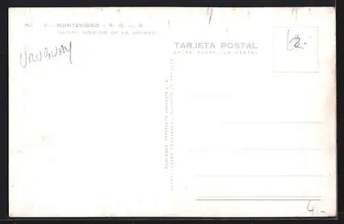 AK Montevideo, Puerto, Edificio de la Aduana