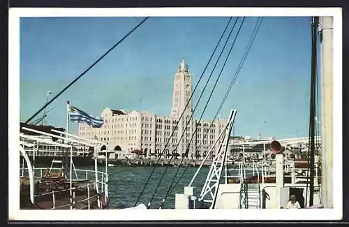 AK Montevideo, Puerto, Edificio de la Aduana