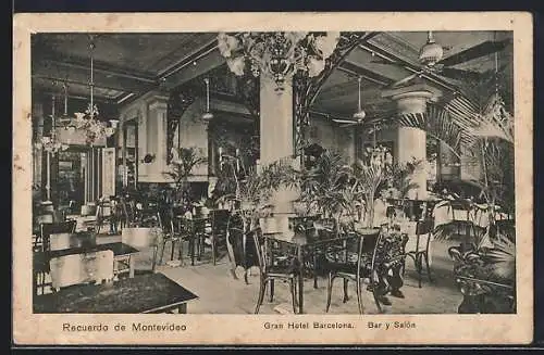 AK Montevideo, Gran Hotel Barcelona, Bar y Salon