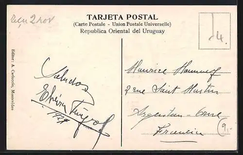 AK Montevideo, Vista del Cerro