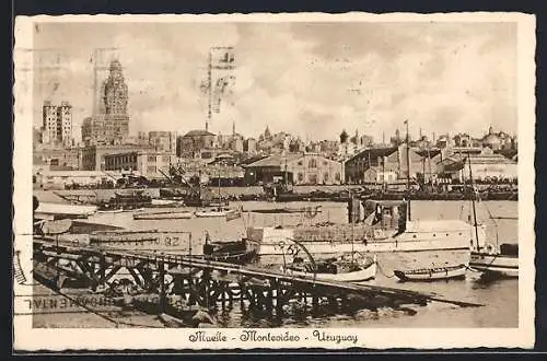 AK Montevideo, Muelle, Panorama