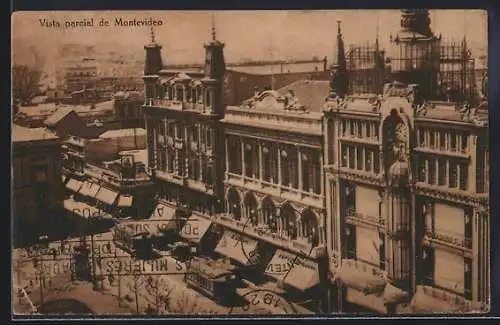 AK Montevideo, Vista parcial de Montevideo