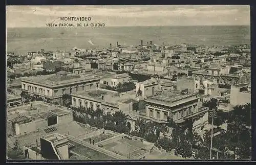 AK Montevideo, Vista Parcial de la Ciudad