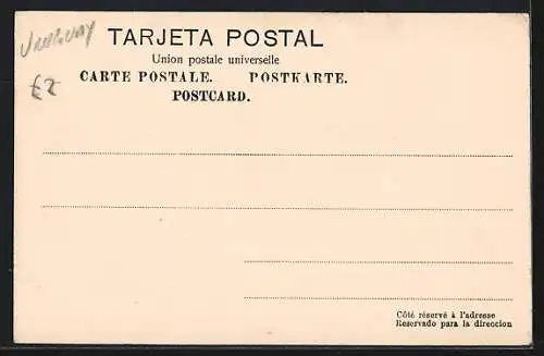 AK Montevideo, Plaza Matriz mit Kathedrale