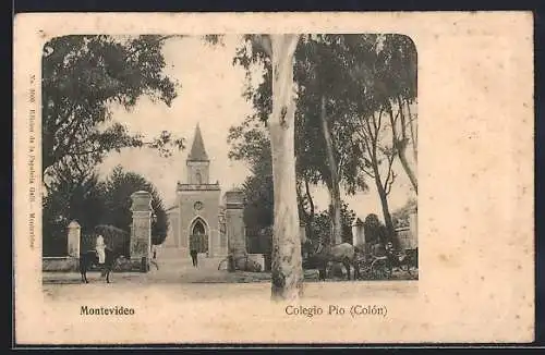 AK Montevideo, Colegio Pio (Colón)