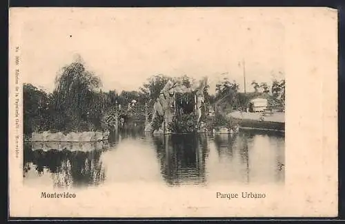 AK Montevideo, Parque Urbano, En el lago