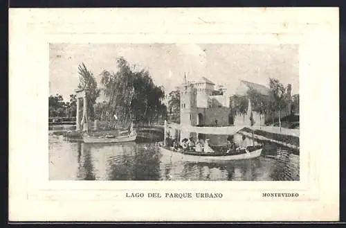 AK Montevideo, Lago del Parque Urbano